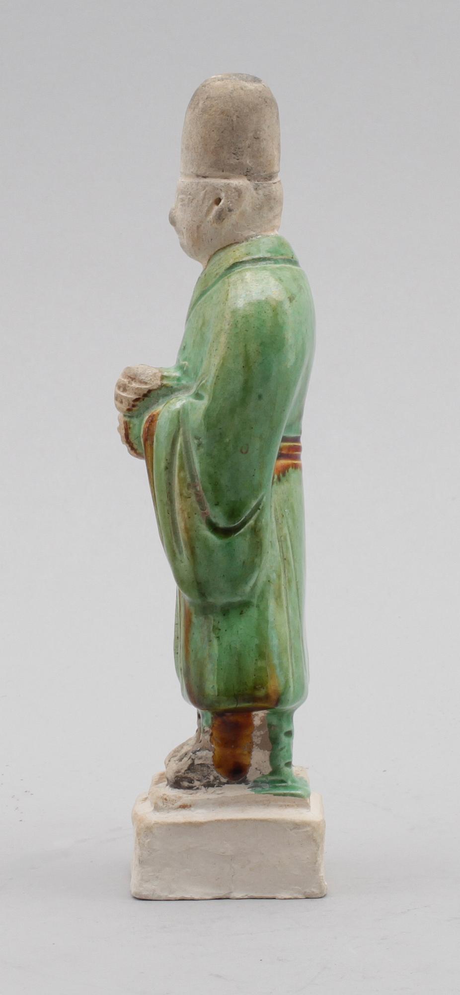 FIGUR, lergods, Kina, möjligen Ming.