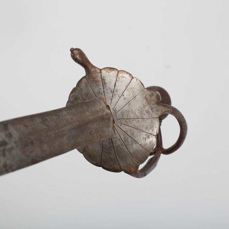 A 17th century sword. Dated 1644.