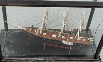 A 20th century model ship.