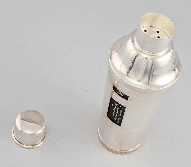 SHAKER, nysilver, 1900-talets andra hälft.