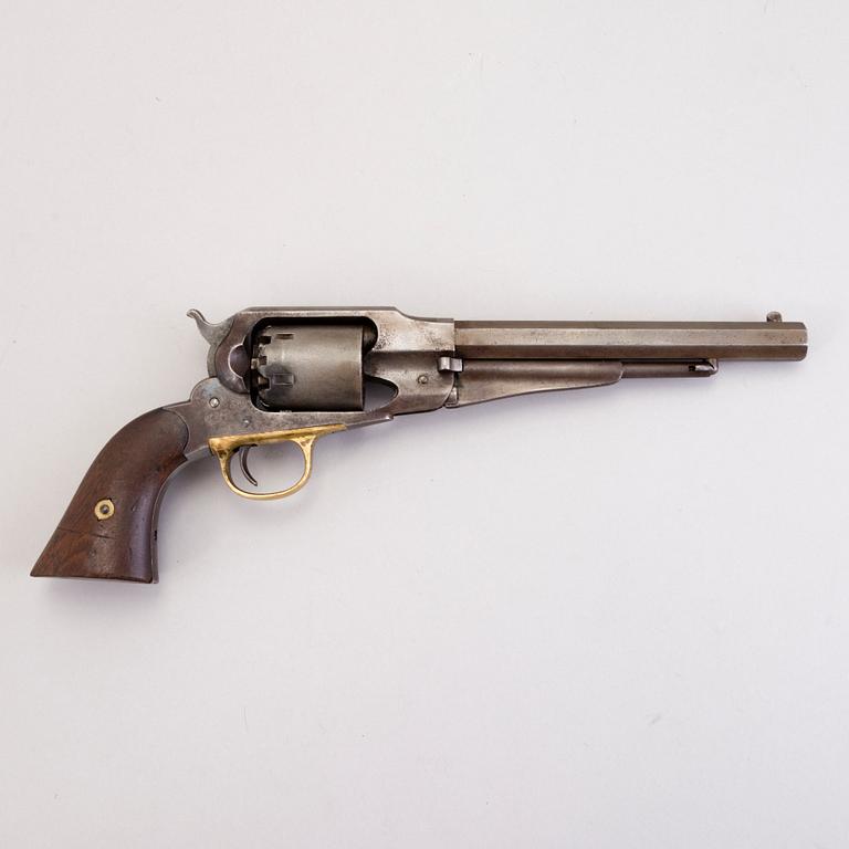 REVOLVERI, "New Model 1858", Remington, 1863-75.