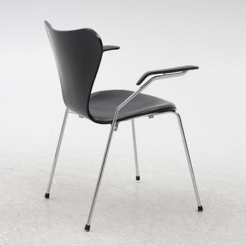 Arne Jacobsen, Armchairs, 4 pcs, "The Seven", Fritz Hansen, Denmark, 2006.