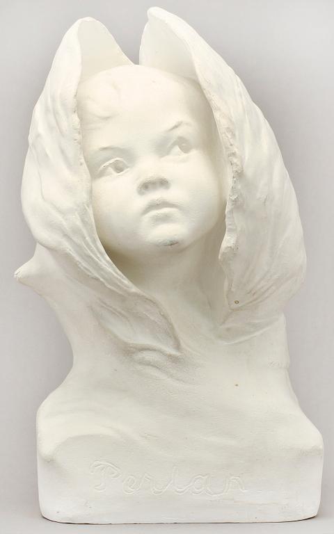 WERNER ÅKERMAN, skulptur, gips, sign o dat 1899.