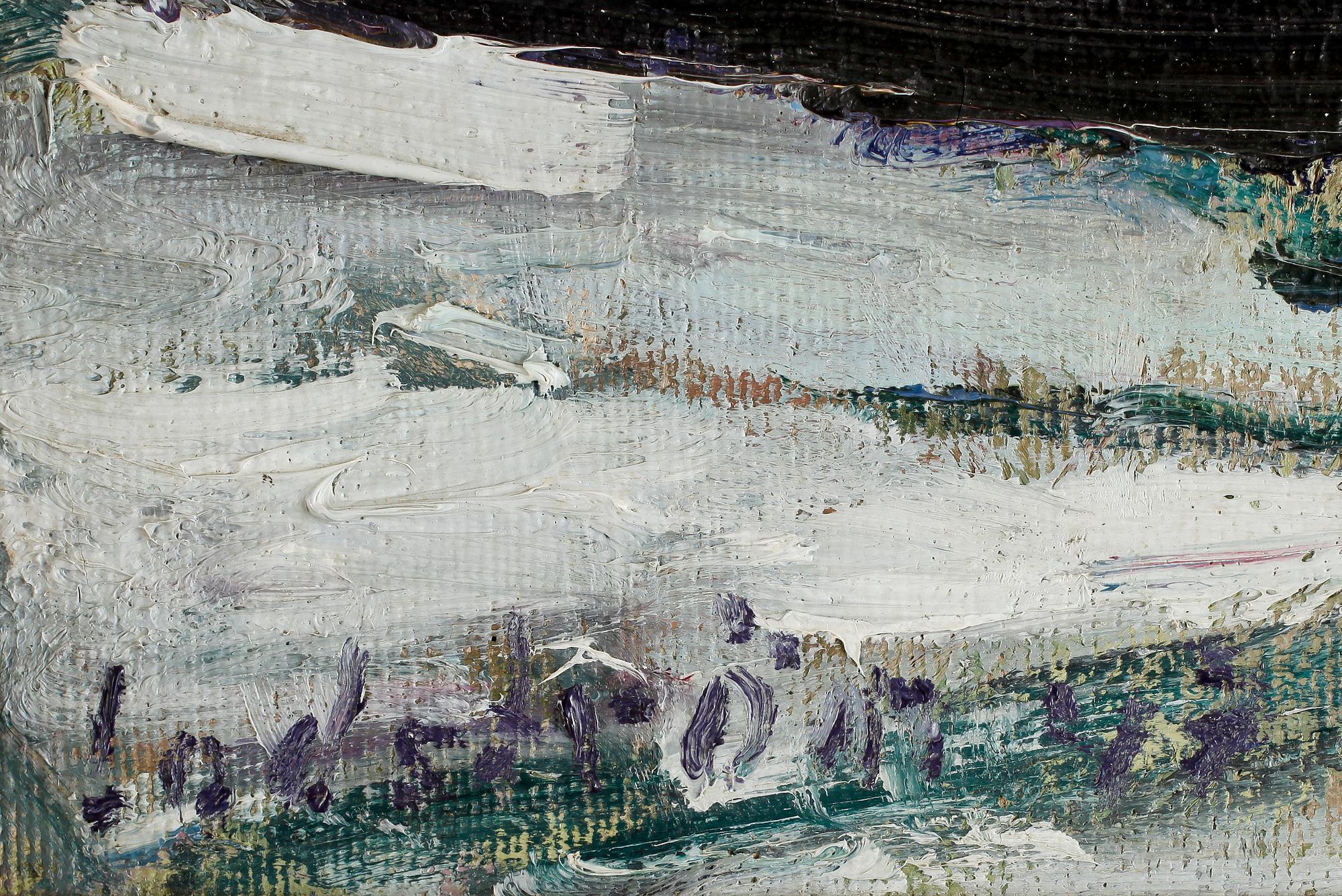 GEORG LODSTRÖM, olja på duk. Sign.