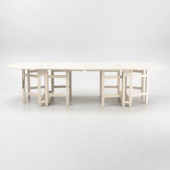 A pair of 'Bergslagen' gate leg tables from IKEA, 1990's.