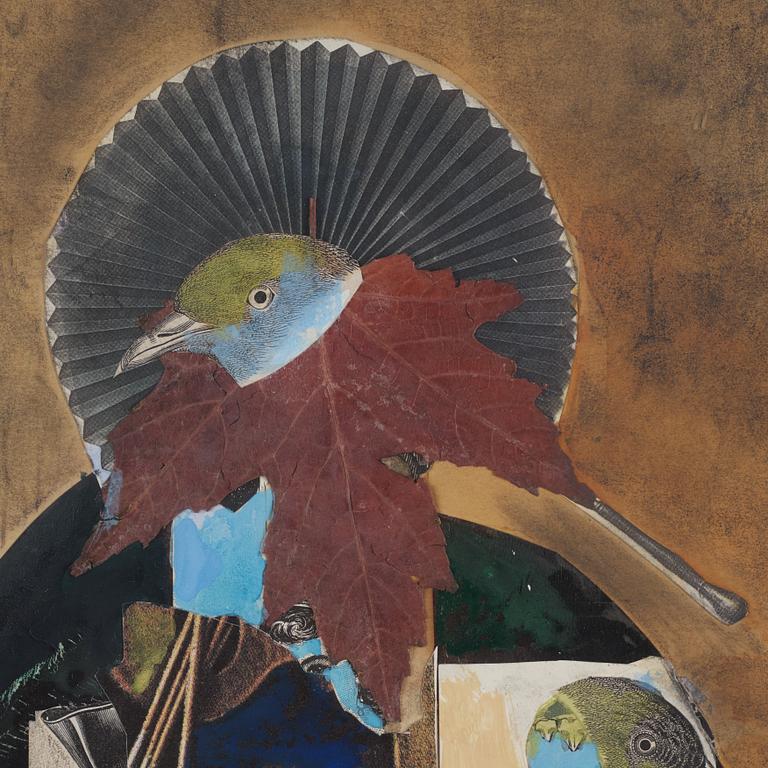 ENDRE NEMES, collage, tempera och blyerts. Utförd 1979-80.