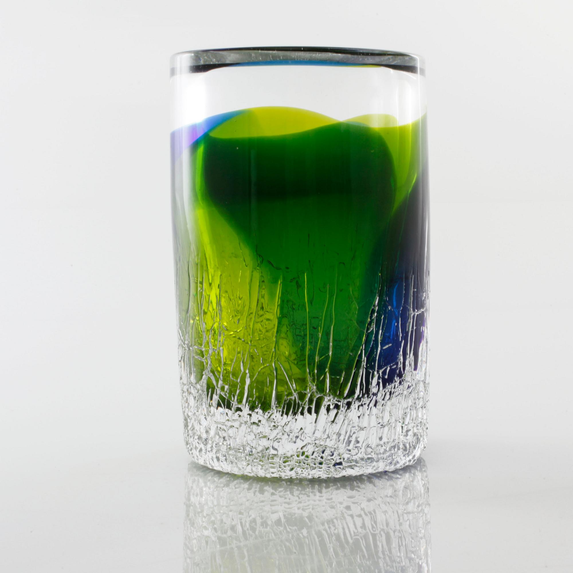 A glass vase by Göran Wärff for Kosta, signed and numbered, second half of the 20th century.
