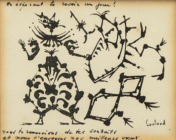 Lucien Coutaud, Figurkomposition.