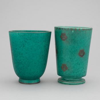 VASER, 2 st, Kåge, Argenta, Gustavsberg.