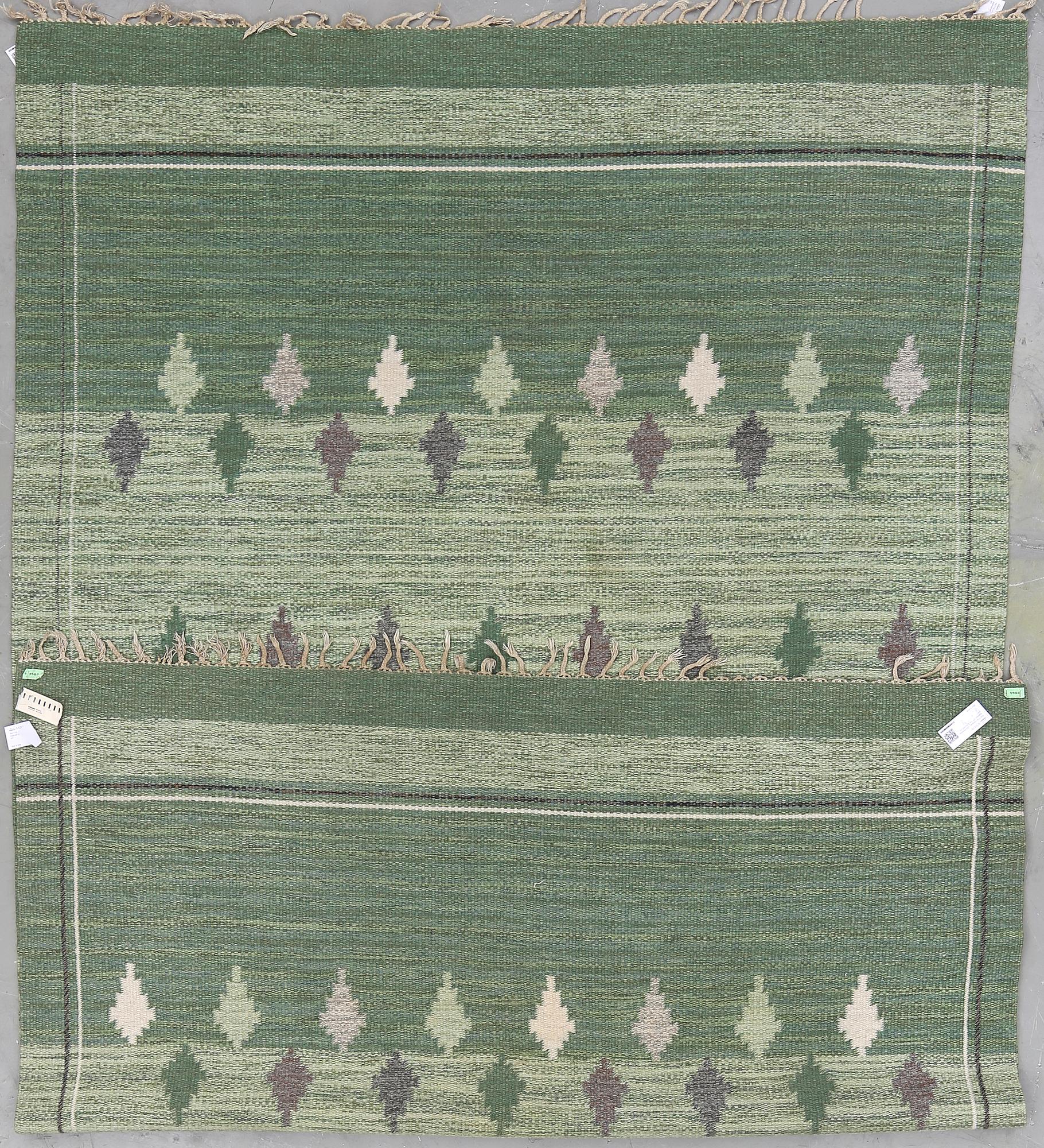 MATTA, rölakan, Ulla Parkdal, sigerad UP. Ca 305x193 cm.