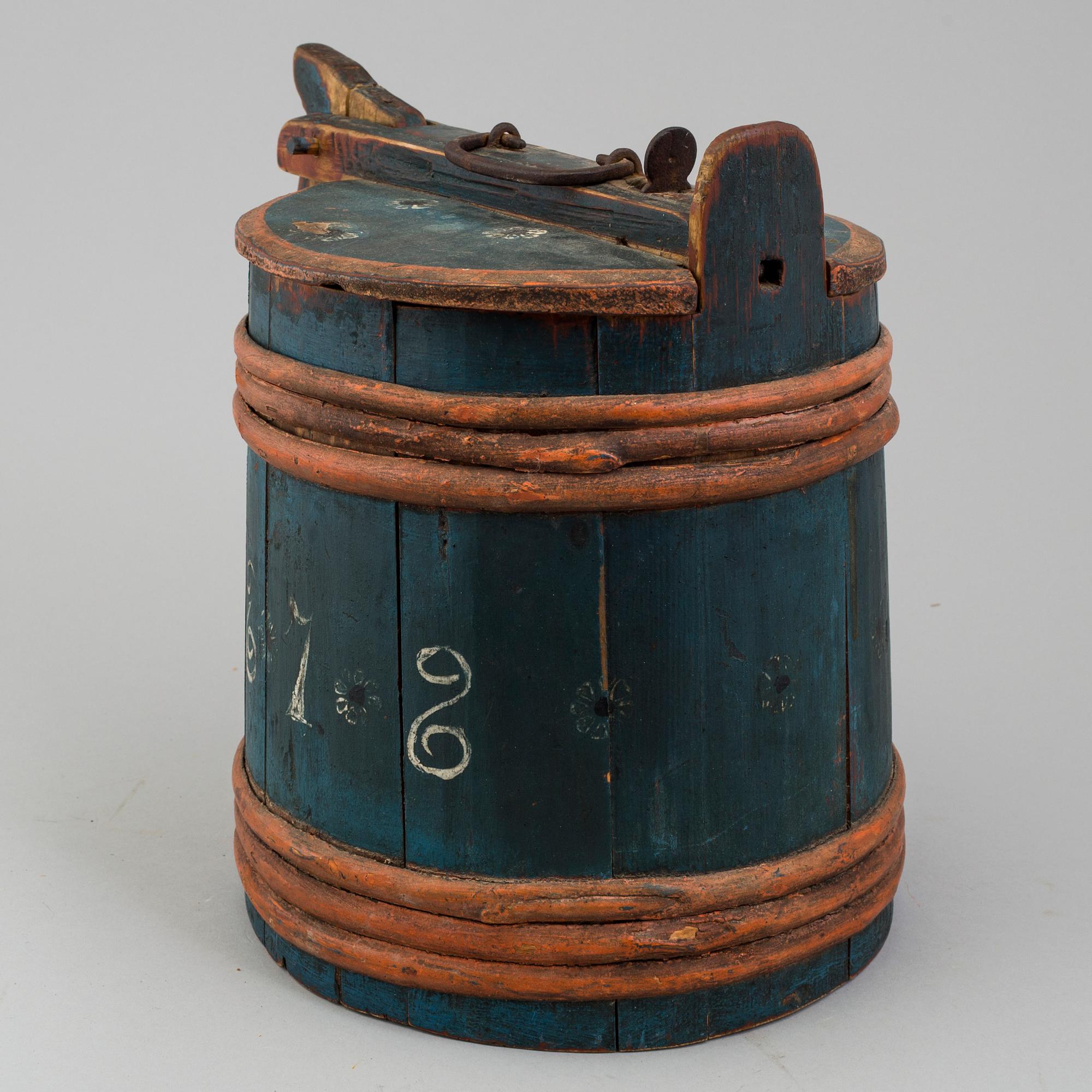 STÅNKA, allmoge, Hälsingland, märkt HKHD 1878.