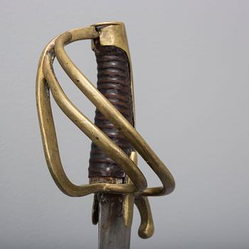 An early 19th century cavalry saber.