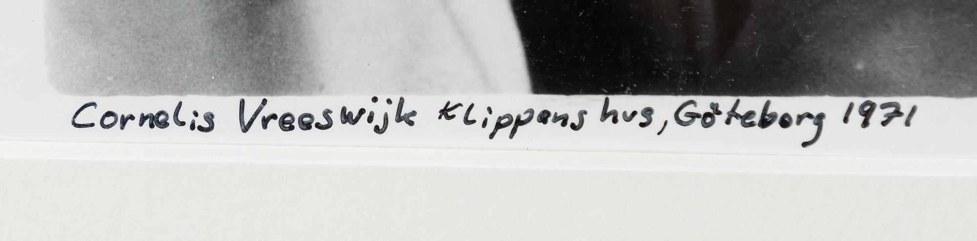 Erik Lindahl, "Cornelis Vreeswijk, Klippans hus, Göteborg", 1971.