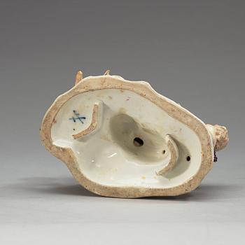 FIGURGRUPPER, fyra stycken, porslin. Meissen, 1700-tal varav tre från Marcolinis period (1774-1814).