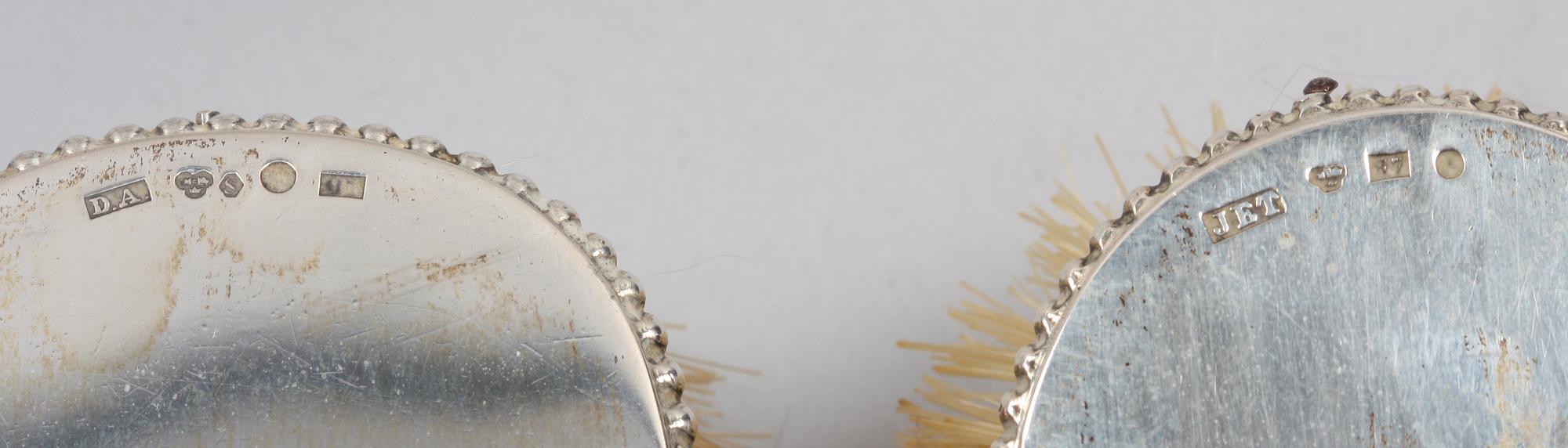 PARTI SILVER, 4 delar. Bla Stockholm 1850.