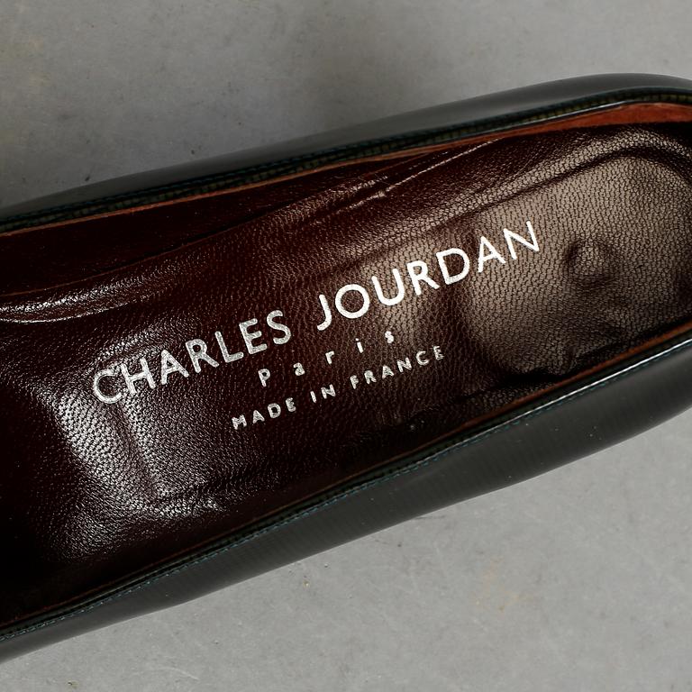 VÄSKA samt SKOR, Charles Jourdan, Paris.