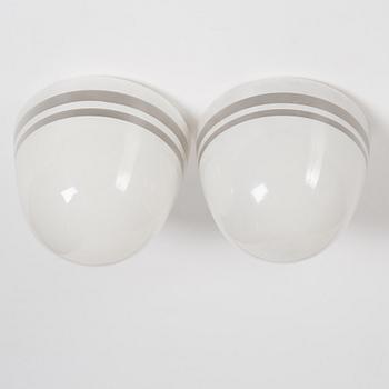 Harald Notini, a pair of ceiling lamps, version of model "10148", Arvid Böhlmarks Lampfabrik, 1930s.