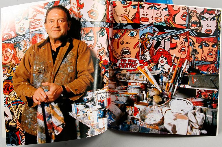 GUDMUNDUR ERRÓ, emalj, sign a tergo och numr 6/8.