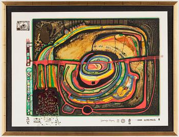 FRIEDENSREICH HUNDERTWASSER, "Look at it on a rainy day (The Regentag Portfolio)".