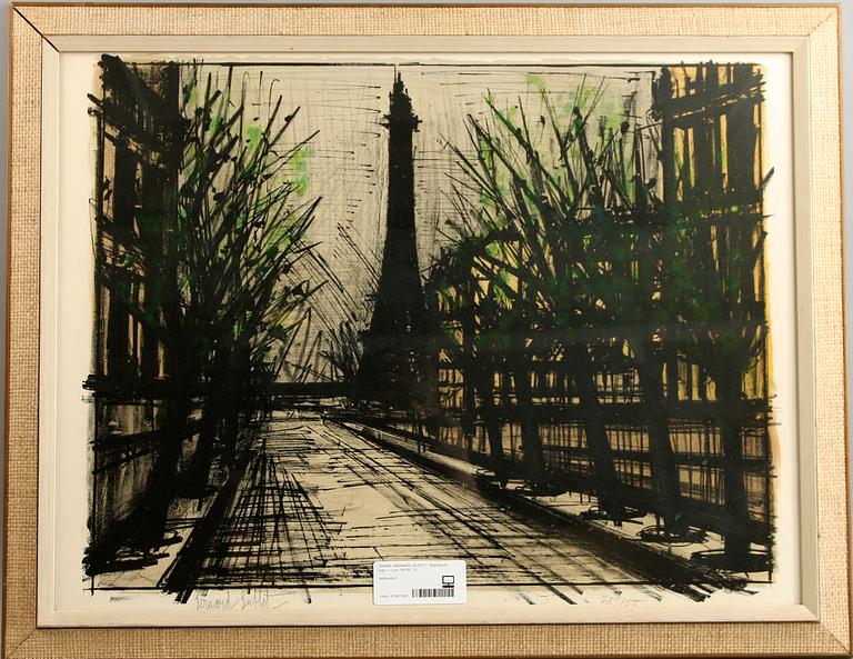 BERNARD BUFFET, färglitografi, sign o numr 78/150.