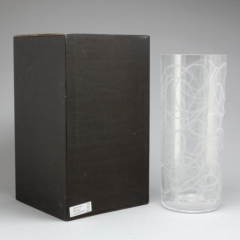 INGEGERD RÅMAN, vas, glas, "Slowfox", Orrefors.