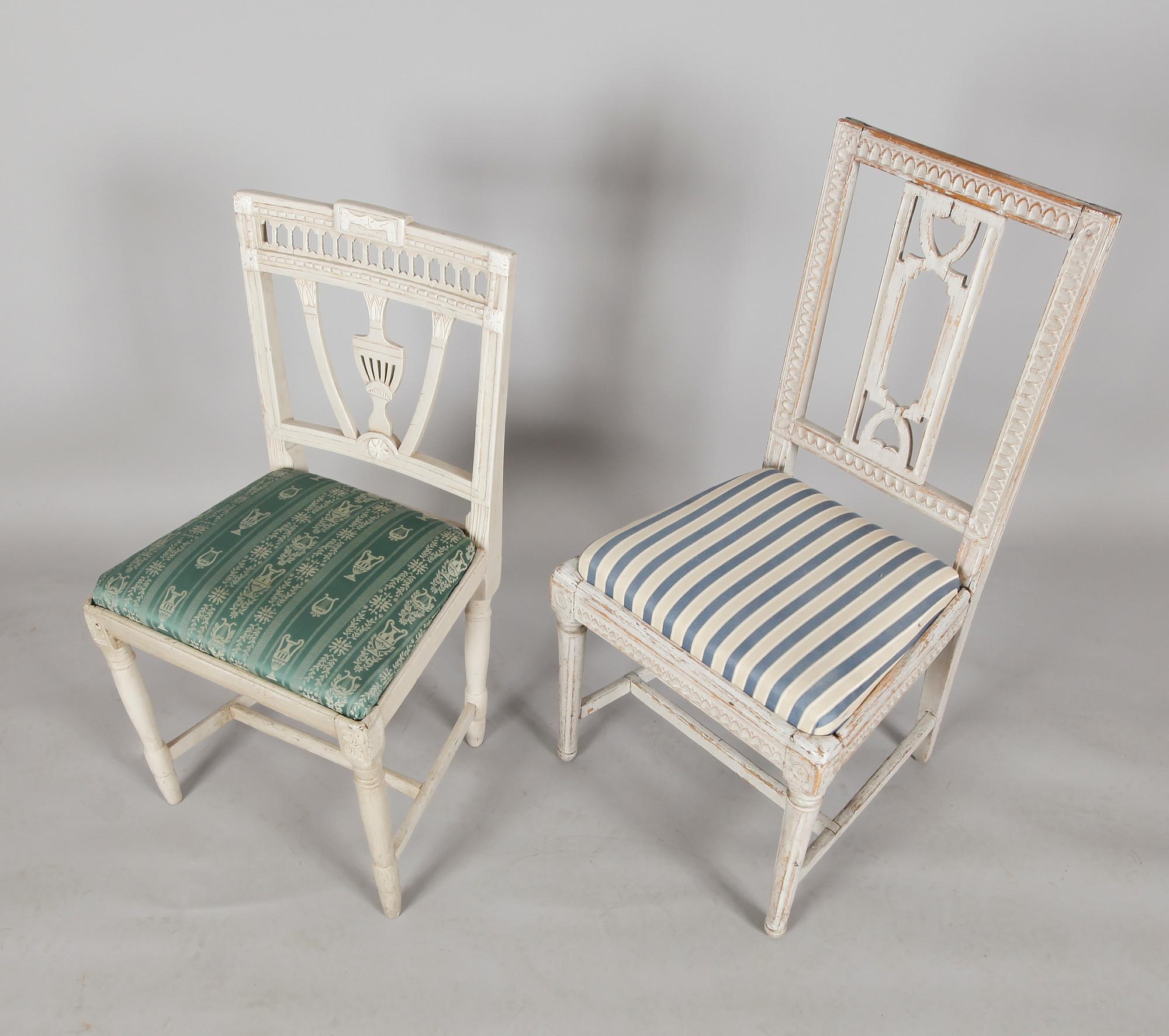 STOLAR,  2 st, gustavianska, 1700-tal.