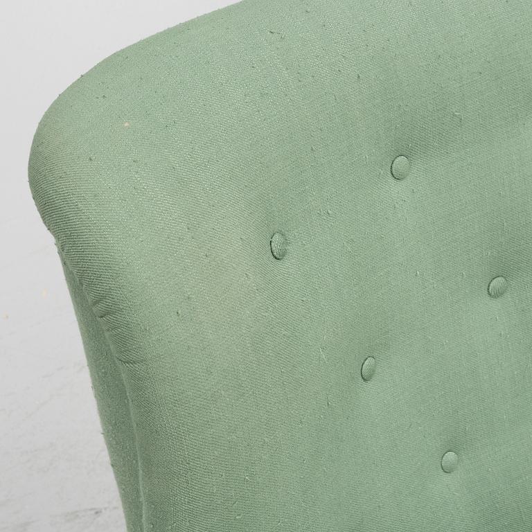 Josef Frank, a model 336 armchair, Firma Svenskt Tenn, Sweden.
