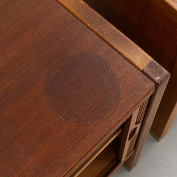 Carl-Axel Acking, likely, a pair of sideboards, Svenska Möbelfabrikerna, Bodafors, mid-20th century.
