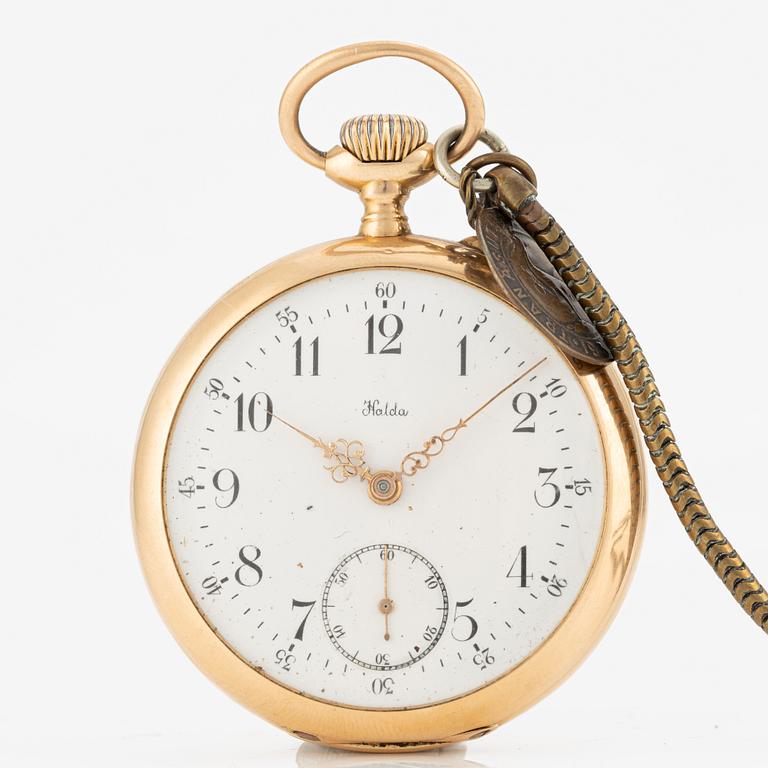 Halda, pocket watch, 49.5 mm.