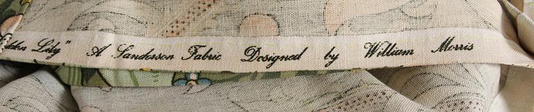 TEXTILIER, 8 st samt LAMPSKÄRM, Morris & Co.