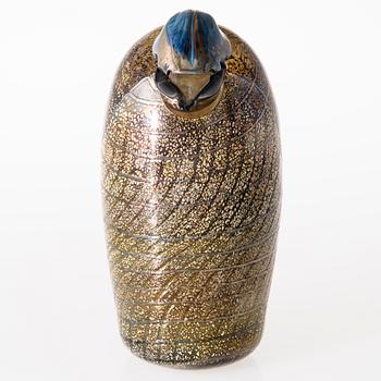 OIVA TOIKKA, a glass bird, signed Oiva Toikka Nuutajärvi.