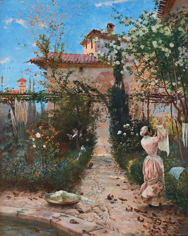 Hugo Birger, "Trädgård i Alhambra".