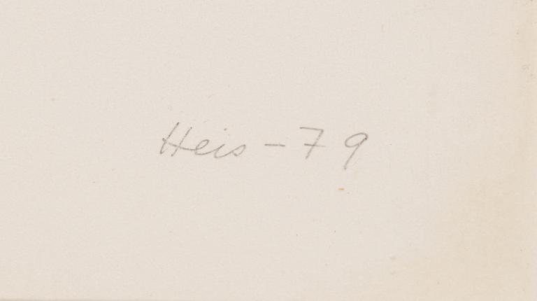 Outi Heiskanen, kompiisi / etsauksia, signeerattu ja päivätty -79, numeroitu Tpl'a II.