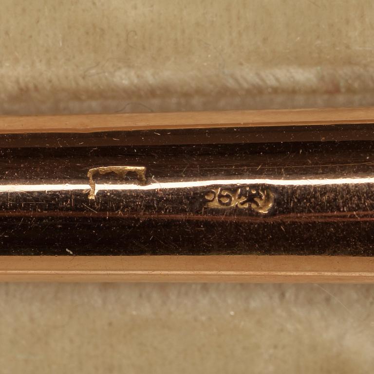 PENNSKAFT, guld, FABERGÉ, S:t Petersburg 1800-talets slut.