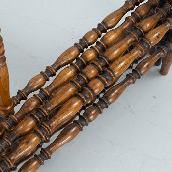 A 4-piece nesting table, first half of the 20th century.
