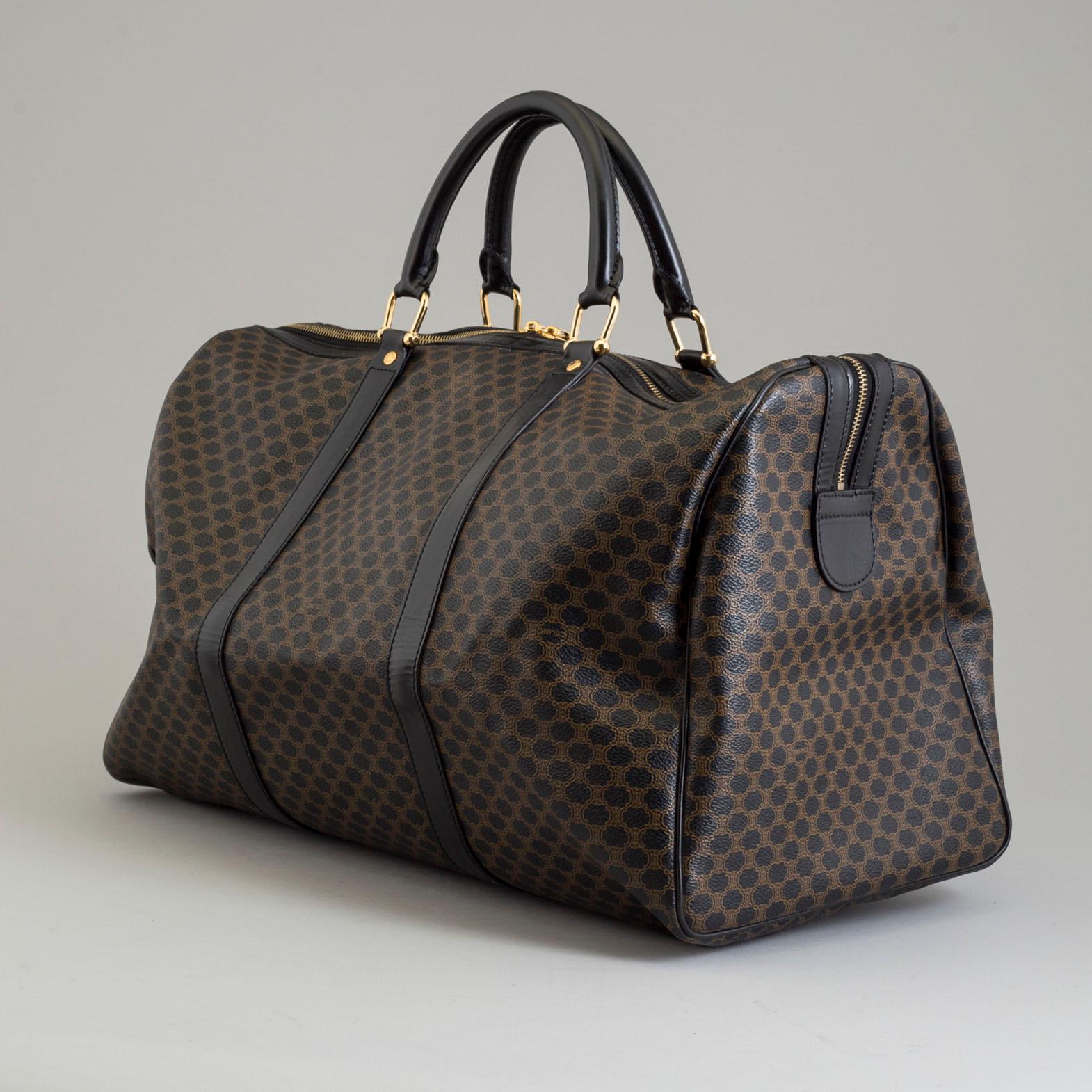 a CÉLINE weekend bag.