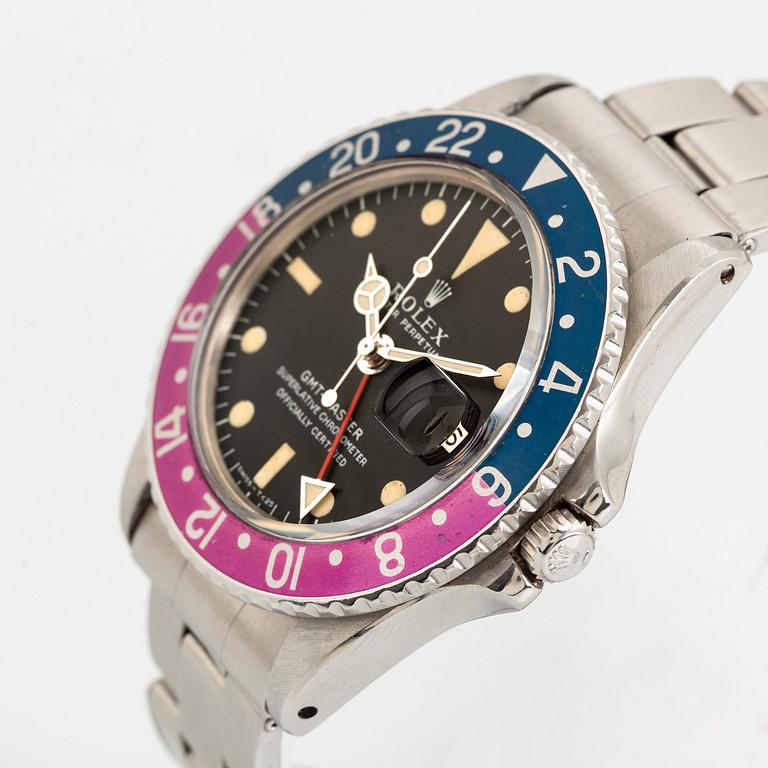 Rolex, GMT-Master, "Long E, Mark I",  "Fuchsia", ca 1968.