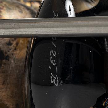 Bertil Vallien, a glass and metal sculpture, "Brains", Kosta Boda, Sweden, limited edition 100, signed.