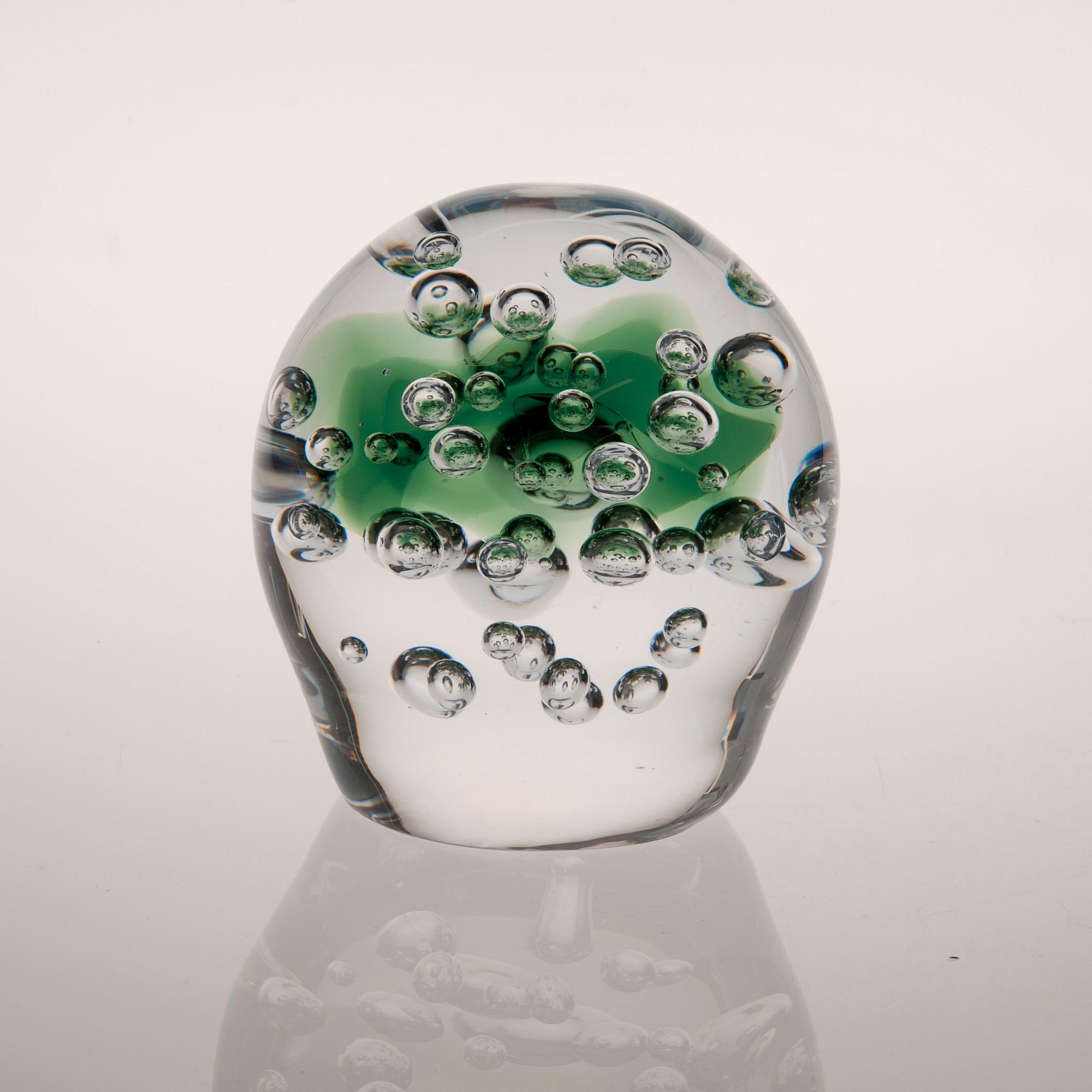 GLASSKULPTUR, signerad  "Kari Alakoski, Iittala 2000".