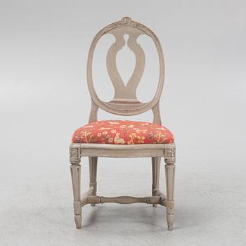 Chair by Melchior Lundberg (master in Stockholm 1775-1812), Gustavian.
