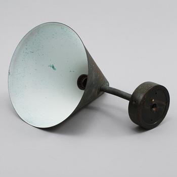 VÄGGLAMPA, "Tratten", Hans Agne Jakobsson, Markaryd, 1900-talets andra hälft.