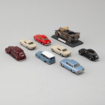 A collection of toy cars of 8 pcs, England. 20th century.