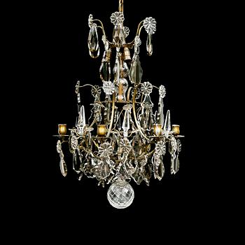 LJUSKRONA, barockstil, 1900-talets första hälft. Höjd ca 70 cm.