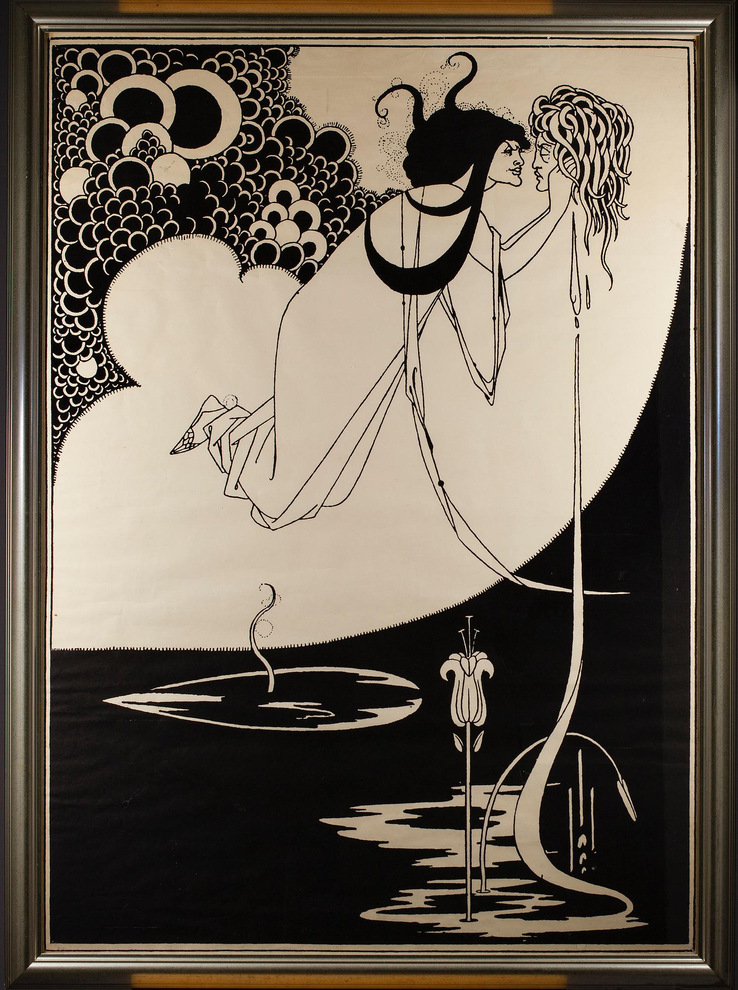 AUBREY BEARDSLEY, efter, litografi samt bok.