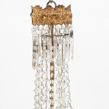 Ljuskrona, oscariansk, sent 1800-tal.