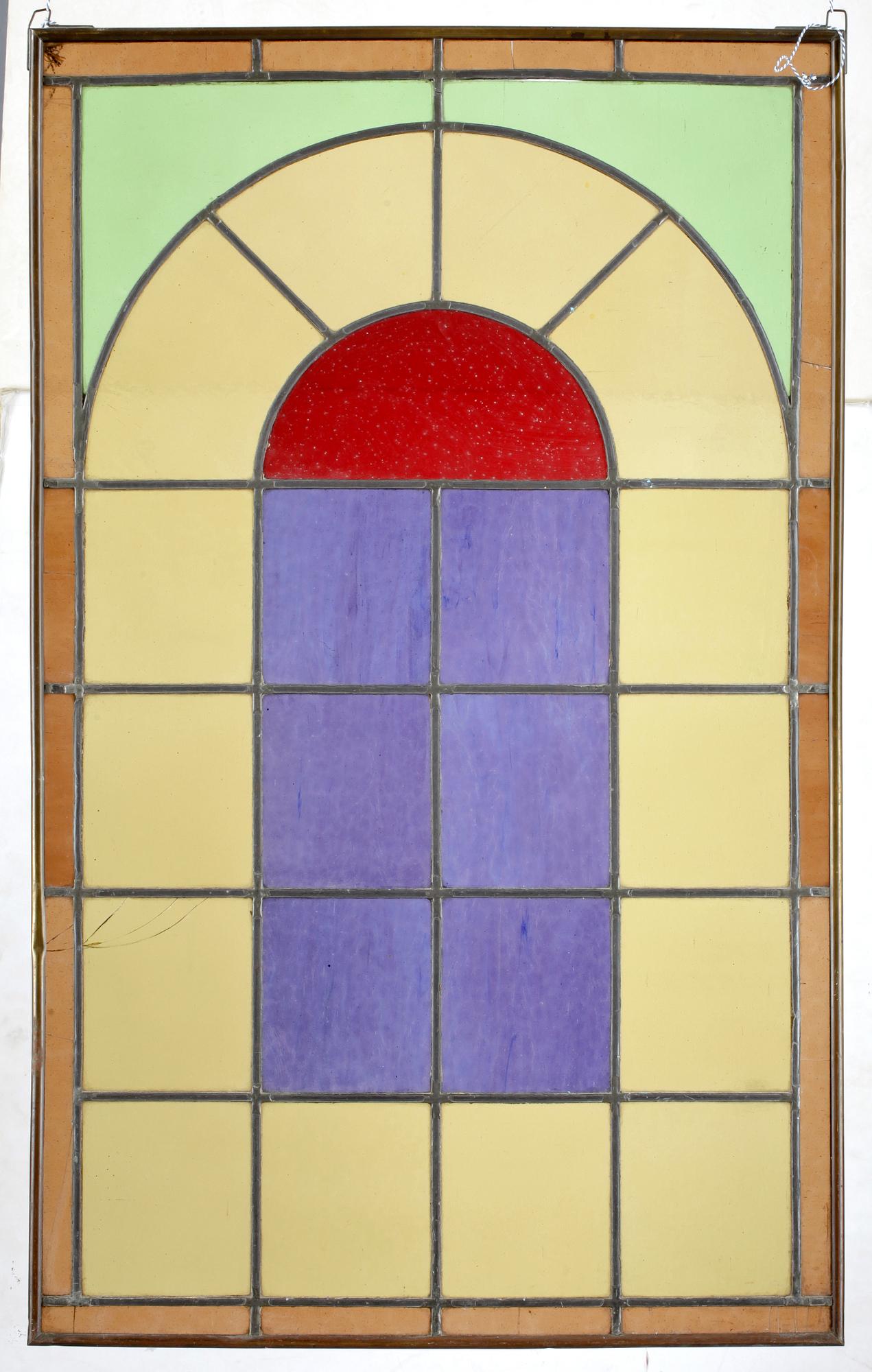FÖNSTER, 2 st, blyinfattad glas.