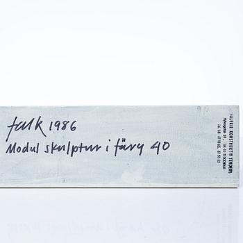 Lars Erik Falk, "Modul skulpturer i färg".