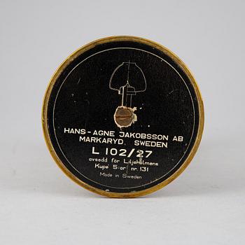 Hans-Agne Jakobsson, ljuslyktor, ett par, "L102/27", Markaryd.