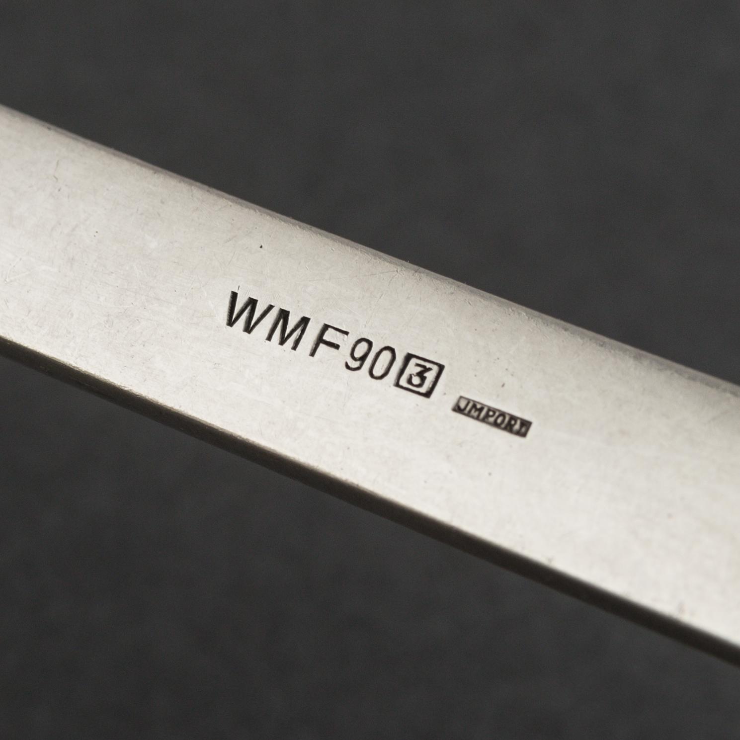 BESTICK, 58 delar, nysilver, WMF Württembergische Metallwarenfabrik, 1900-talets första hälft.