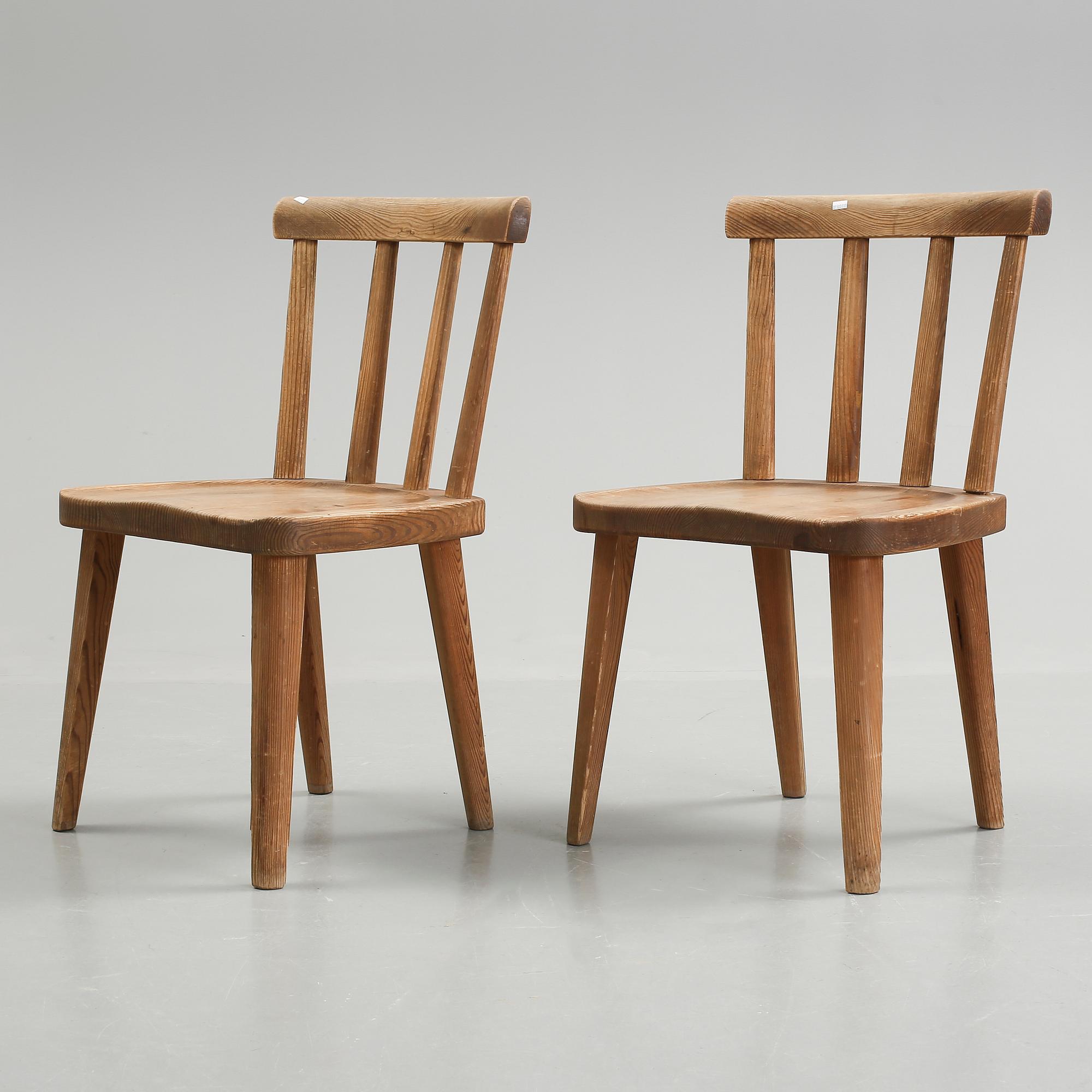 STOLAR, ett par, "Utö", Axel Einar Hjorth, NK, 1930-tal.